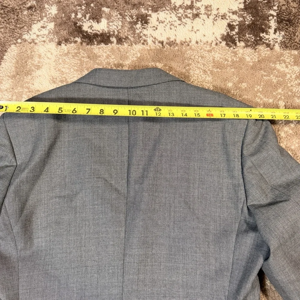 Suitsupply Blazer Jacket Mens 42L‎ Gray Vitale Barberis Canonico Super 110s Wool